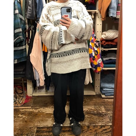 [USED] ゆる〜ん ニット ACRYL & WOOL