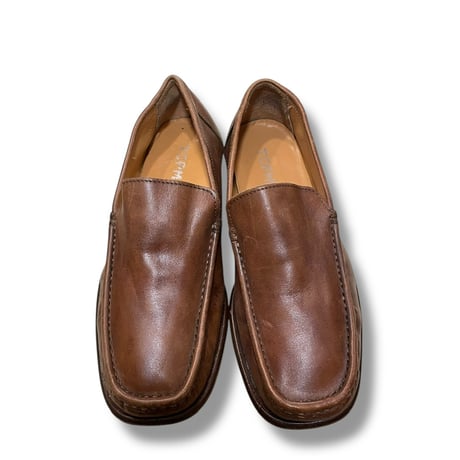 [USED] "TOP MAN" レザースリッポン（27cmくらい）