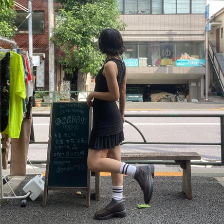 [USED] BLACK プリーツスカート🖤