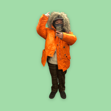 [USED] 珍しい~ ORANGE  N-3B