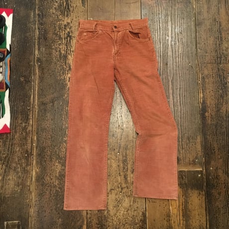 [USED] 70's Levi's オレンジ コーデュロイパンツ