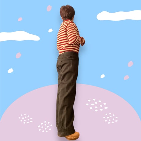 [USED] vintage セーラーPANTS（w33）