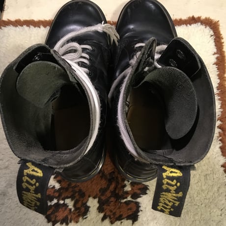 [USED] Dr.martens made in ENGLAND. 10HOLE BLACK