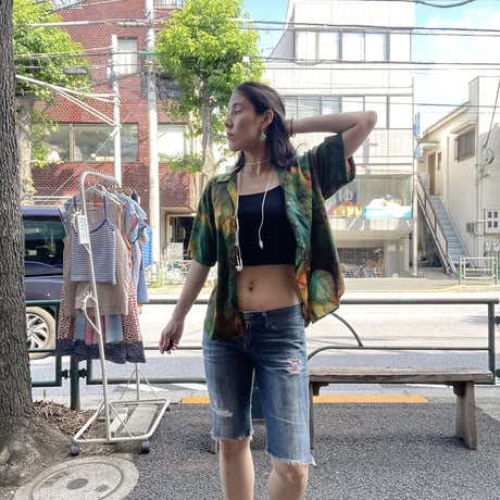 [USED] good nature レーヨンシャツ