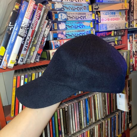 [USED] wool 風 BLACK CAP