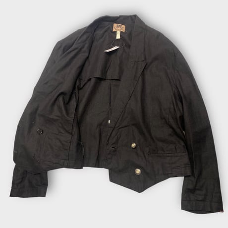 [USED] linen/cottonSHORT JACKET♡