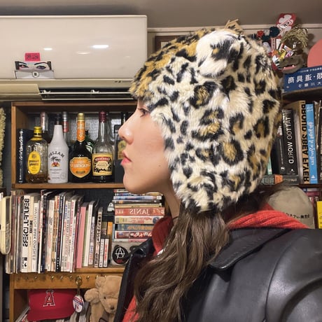 ［USED] kids VINTAGE ANIMAL HAT🐅🖤