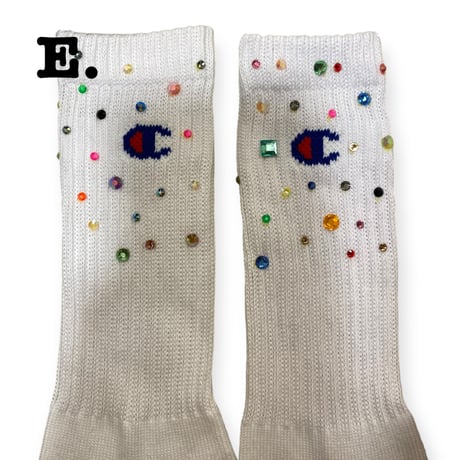 [BENICOTOY] キラキラ Bijou Socks
