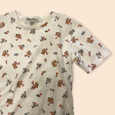 [USED] "Eddie Bauer" FLOWER Tee💐