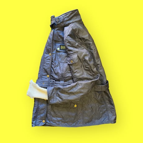 [USED]”Barbour" INTERNATIONAL QUILT” BLACK-12