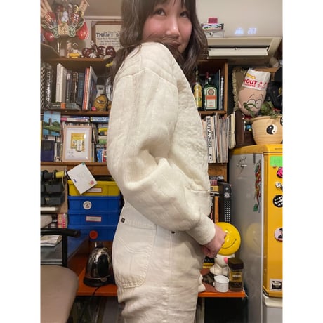 [USED]60's vintage キルティングsweat