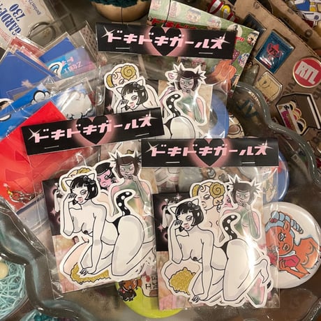 【doki doki girls】ドキドキアニマルsticker（blind pins) pac