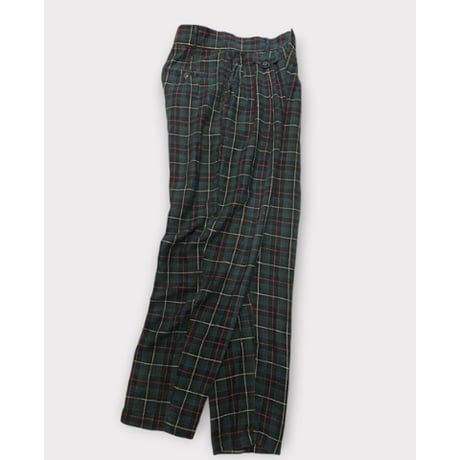 [USED] RAMIE Ladys タック PANTS タータンチェック