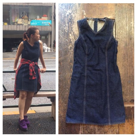 [USED] RALPH LAURENデニムワンピース