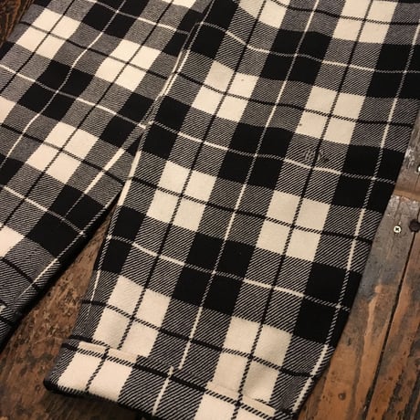 [USED] WOOL チェック パンツ  裏地付き