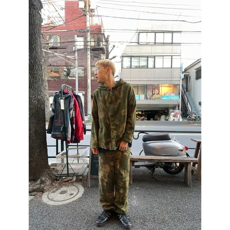 [USED] ソビエト軍　カモ柄メッシュ TOPS+PANTS