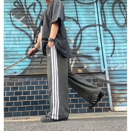 [USED] '08 adidas トラック パンツ GREY 40×25inch