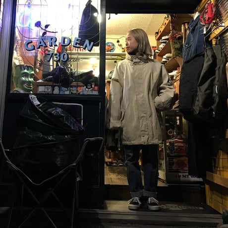 [USED]NAUTICA  バイカラーBIGマウンテンパーカー
