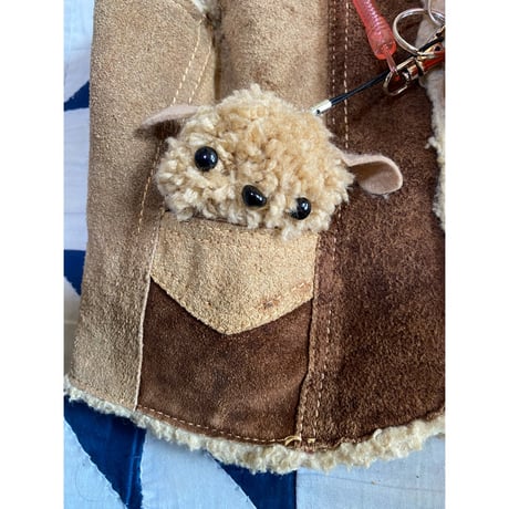 [USED] KIDS♡ SUEDE BOA VEST