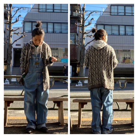 [USED]  60's "WASHINGTON DEE-CEE" DENIM OVER ALL