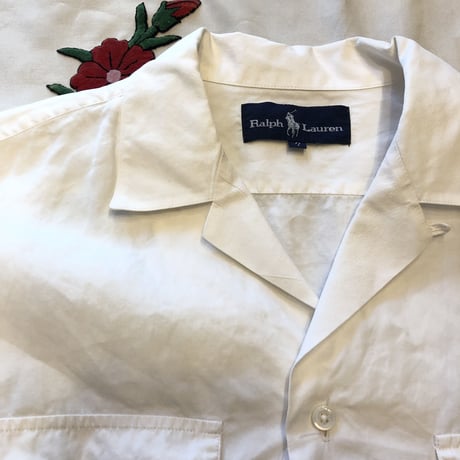 [USED] Ralph Lauren 開襟 WHITE Shirts