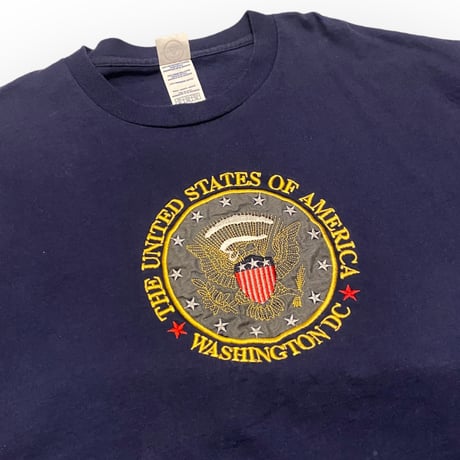 [USED] WASHINGTON.D.C.!! embroidery tee