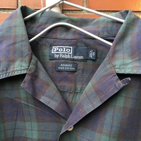 [USED] POLO Ralph Lauren 秋色な大きめ開襟シャツ