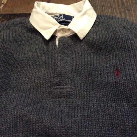 [USED] Ralph Lauren エリつきセーター