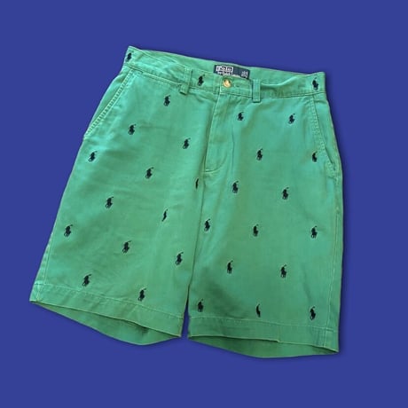 [USED] Ralph Lauren COTTON 刺繍shorts
