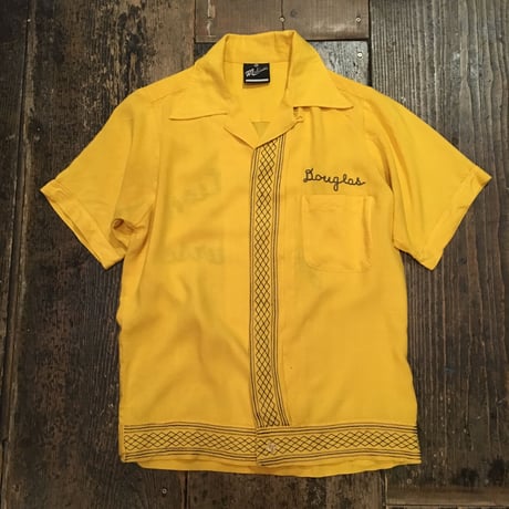 [USED] YELLOWレーヨンシャツ