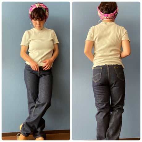 [USED] くるくる リブ TOPS