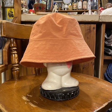 [USED] ORANGE COTTON BUCKET HAT🧡