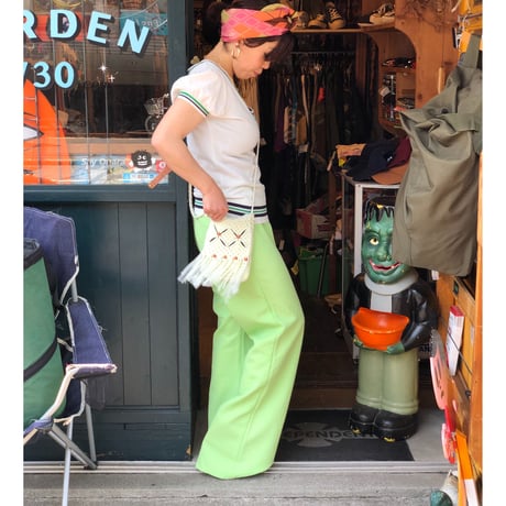 [USED]メロン柄 POLY PANTS