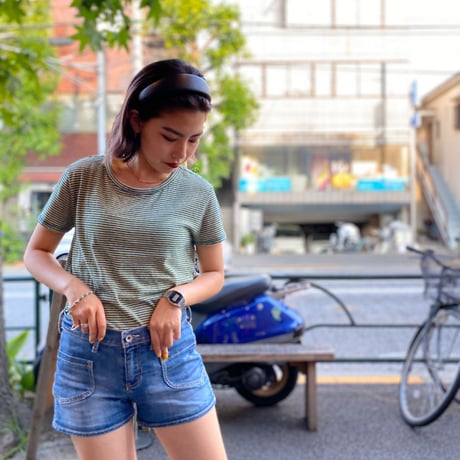 ［USED］カラフルな！ボーダーTee