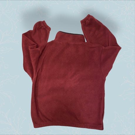[USED] WINE RED HALF ZIP フリース🏑❤️