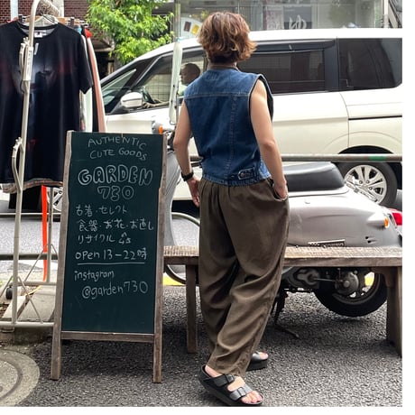 [USED]  DENIM ×コーデュロイ♡ベスト