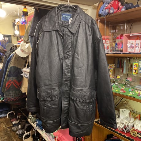 [USED] レザー CAR COAT