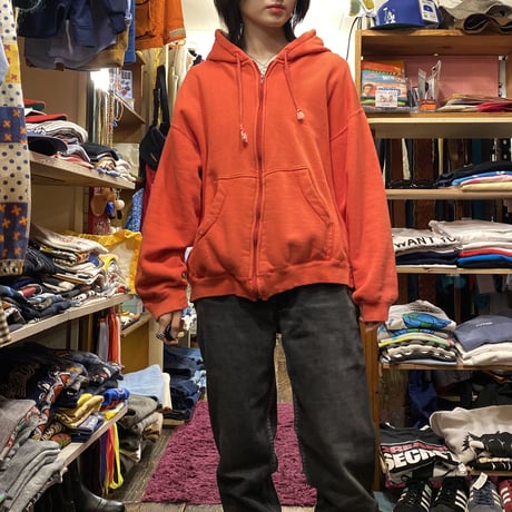 [USED] 真っ赤なZIP-UP PARKA