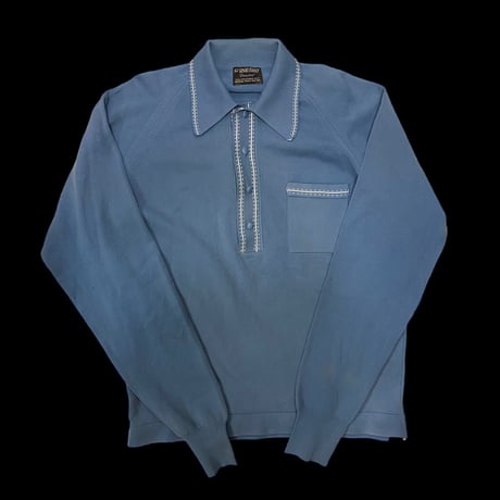 [USED] "PURITAN" VINTAGE blue knit