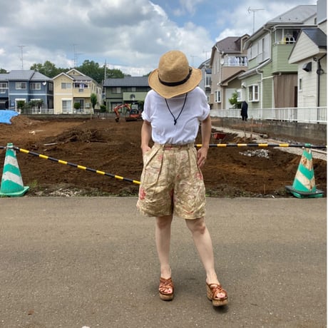 [USED] Lauren  花柄LINEN Shorts