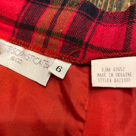 [USED] チェック柄ハイウェストPANTS♡