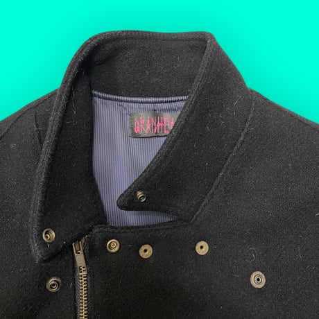 [USED]“DRANHEAL”ライダースwoolコート