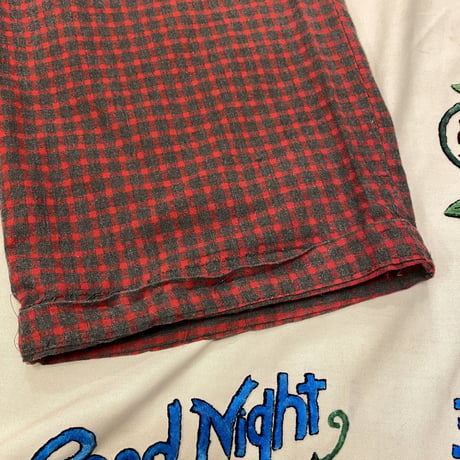 [USED] チェックネルパジャマPANTS♡