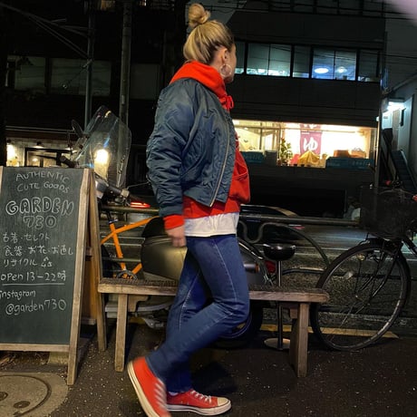 [USED] カレッジプリントPARKA❣️