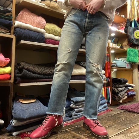 [USED] GOOD COLOR!! Levis 501 BIG"E" レプリカ
