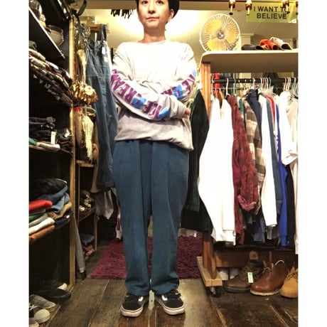 [USED] スエード調 イージーパンツ