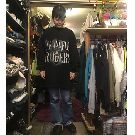[USED] 'RAIDERS' BIG BIG〜 FOOTBALL SWEAT