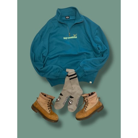 [USED] TOYMACHINE ハーフZIP SWEAT