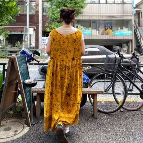 [USED] イエロー夏ワンピース