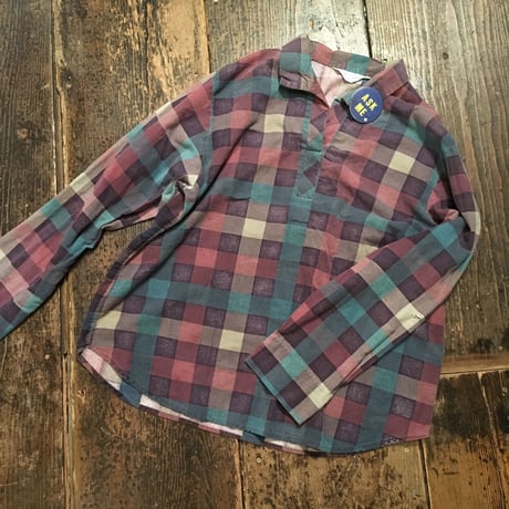 [USED] プルオーバー  ネル  made in USA.